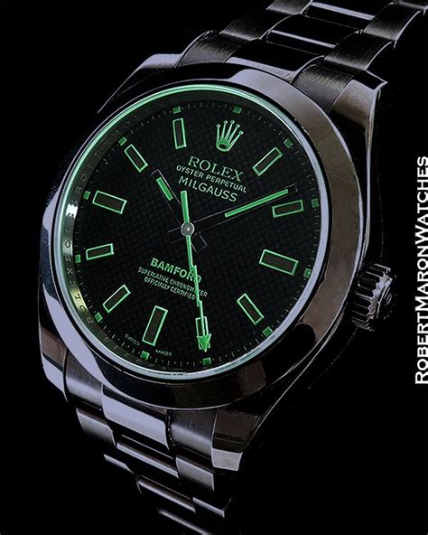 rolex milgauss bamford replica|rolex milgauss watchfinder.